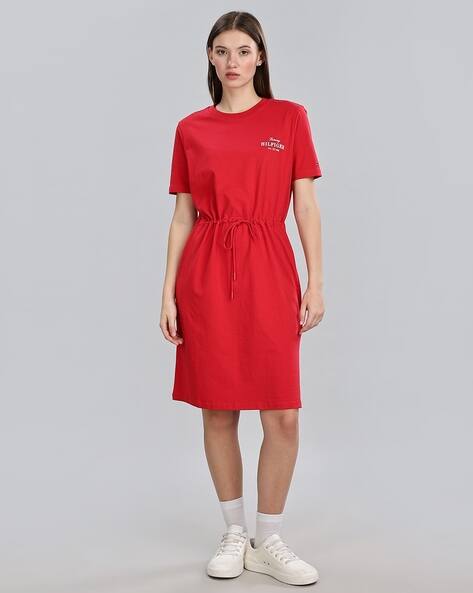 TOMMY HILFIGER Women Brand Print T-Shirt Dress