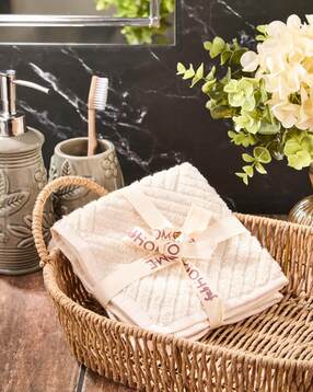 fabindia Cotton Pile Face Towel Set Of 2-picture-14