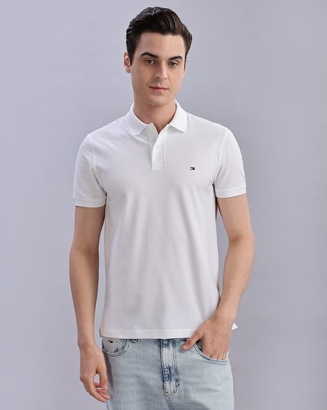 Product image of TOMMY HILFIGER Men Performance Pique Regular Fit Polo T-Shirt