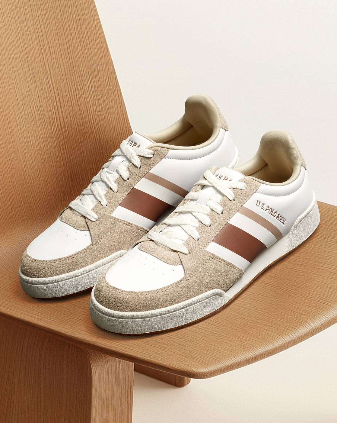 Buy Beige Sneakers for Men by U.S. Polo Assn. Online | Ajio.com