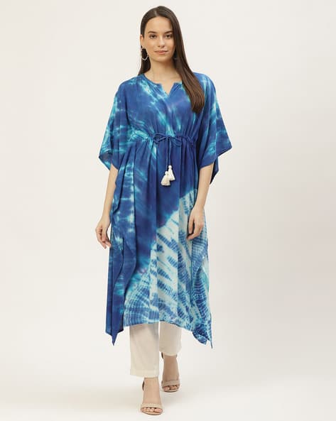 Indie Picks Tie & Dye Print Kaftan Kurta