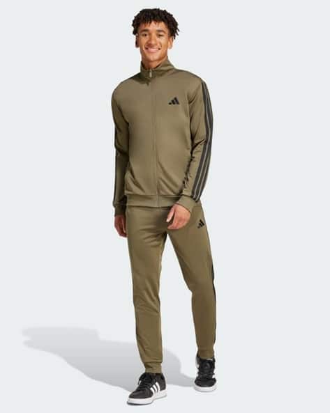 Men Brand Print Regular Fit Training Tracksuit Set