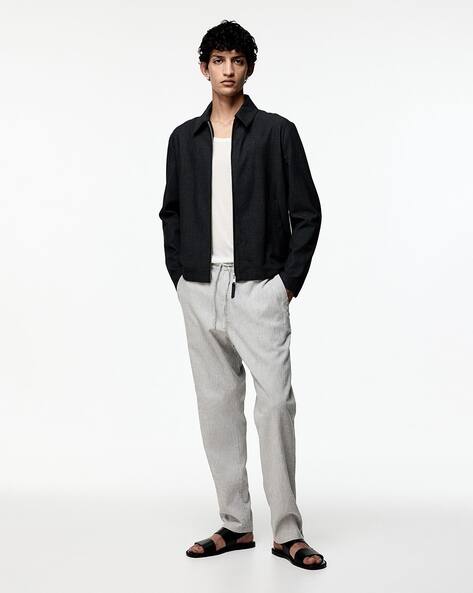 Buy Grey Trousers Pants for Men by H&M Online