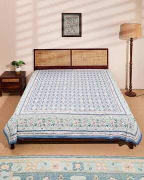 120 TC Printed King Size Bed Cover-image-38