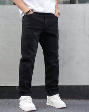 masterly weft Men Straight Jeans with Insert Pockets-picture-11