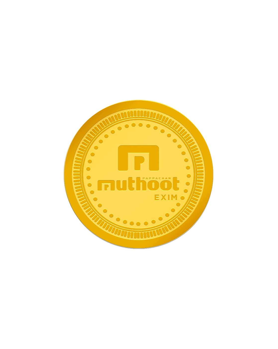 Muthoot PAPPACHAN 1 Gm 24K For Women (999, FreeSize) Yellow Gold Swarnavarsham Coin For Women (Yellow Gold, FreeSize)