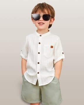fastdeal x ag Boys Striped Shirt & Shorts Set-picture-21