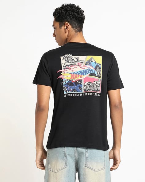 Buy Jet Black Tshirts for Men by Altheory Sport by AZORTE Online