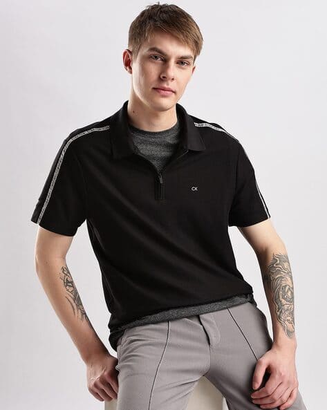 Buy Calvin Klein Jeans Men Tech Tape Insert Zip Regu Online