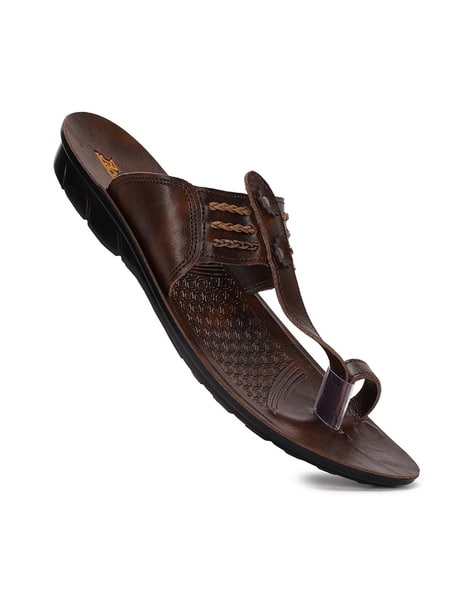 HOT Brown Gents Chappal Paragon Brown Paragon Chappal Men