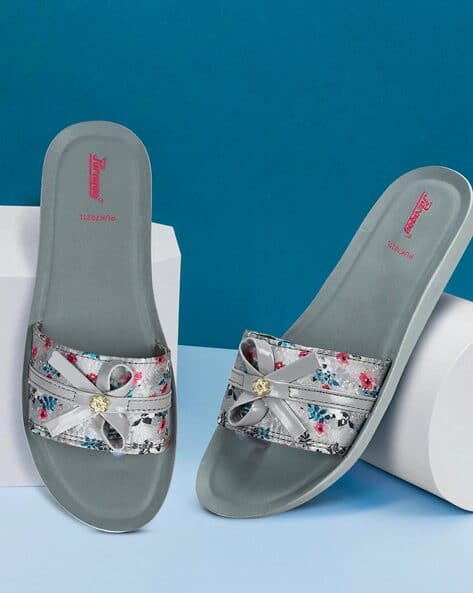 Buy Grey Flip Flop Slippers for Women by PARAGON Online