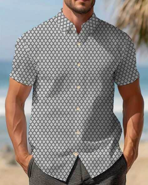 Buy Grey Shirts for Men by Jankit Designer Online