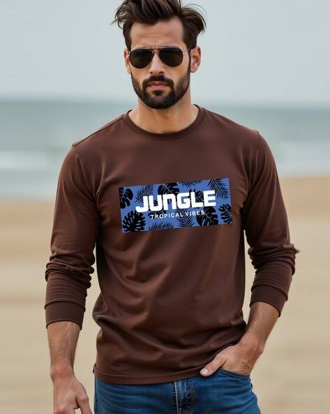 Clafoutis Men Oversized Fit Round-Neck T-Shirt
