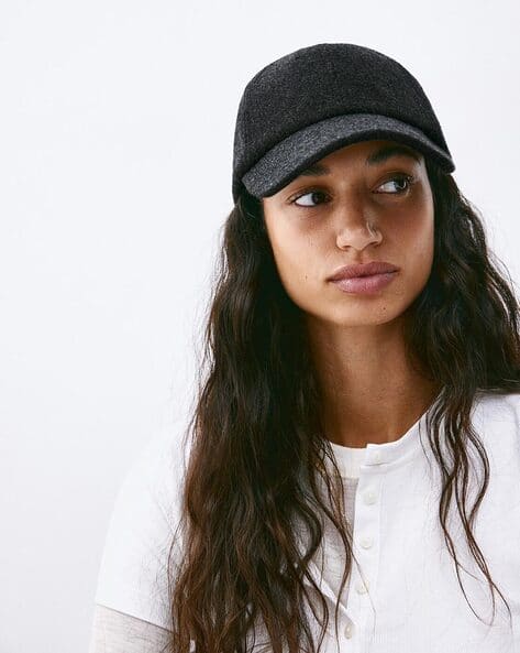 Ajio Grey Baseball Cap Womens Ajio Womens Beige Baseball Cap Ajio