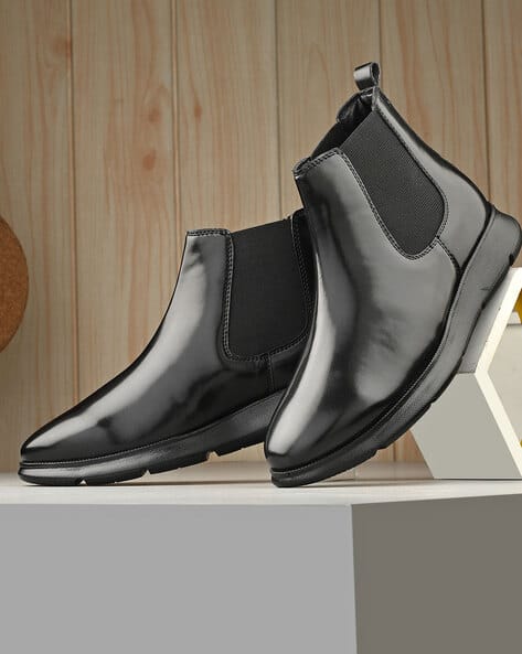 Men Chelsea Boots with PU Upper - Main Image