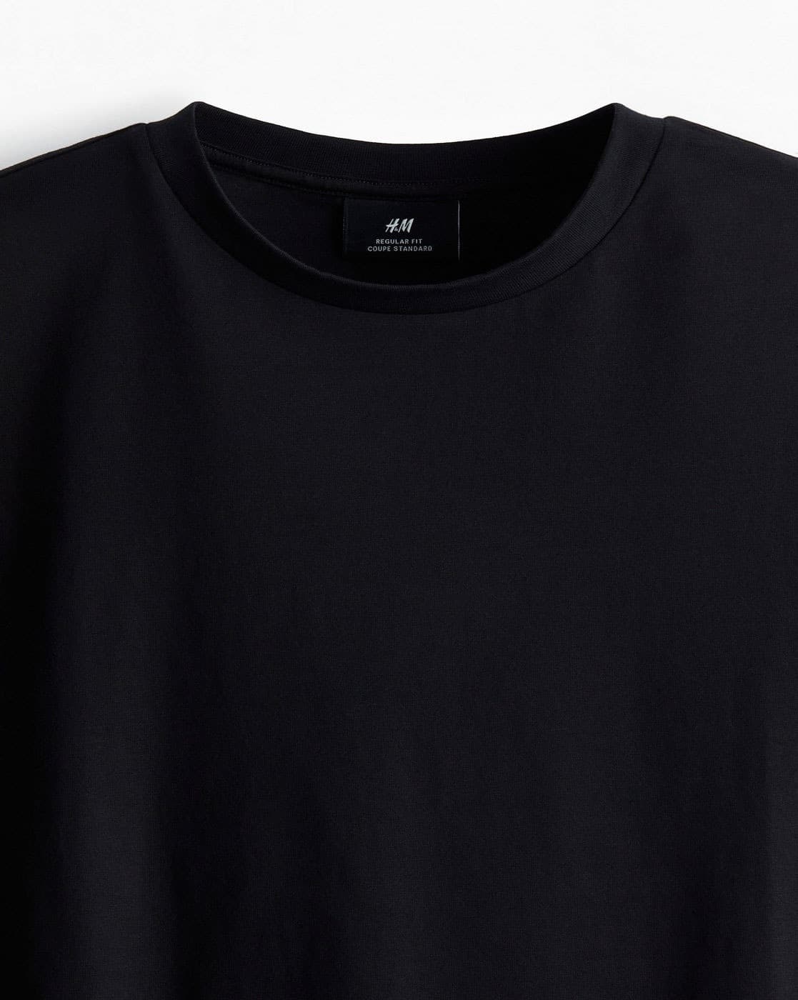 Basic H And M Black T Shirt Women Oversized T-Shirt