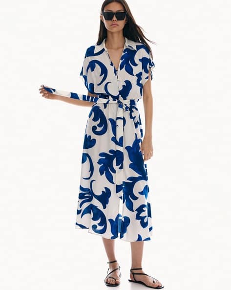 h and m shirt dress with tie belt