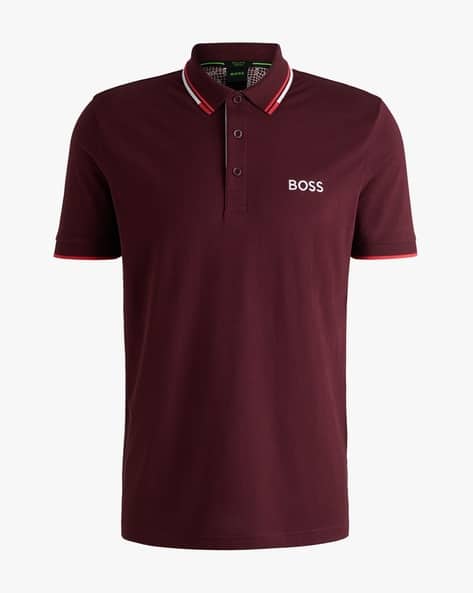Clothing Hugo Boss Red Tshirt Buy BOSS Regular Fit Polo T-Shirt - Main Image