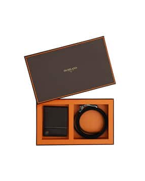 da milano Men Bi-Folds Wallet With Belt-picture-36