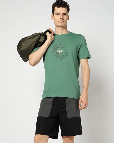 UMBRO Men Brand Print Regular Fit Crew-Neck T-Shirt