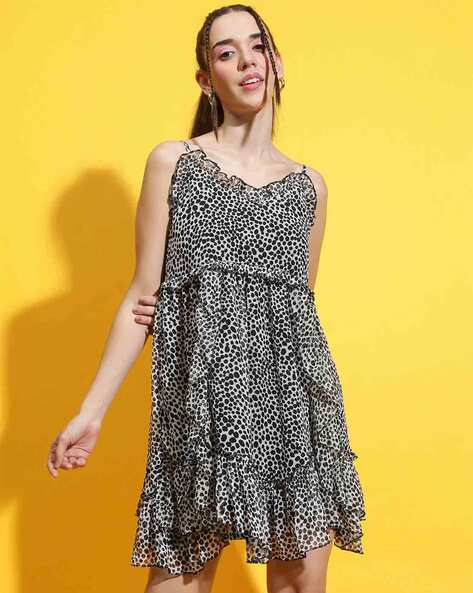 sachin and babi light blue dress Hollister Co. CHANNELED WAIST MINI DRESS - Day dress - casual black/black main image 1