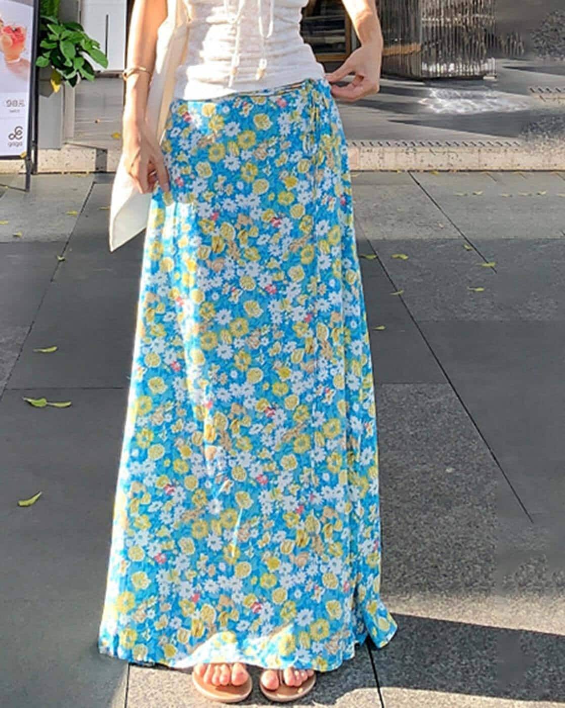 Floral Lularoe Maxi Skirt Length Lularoe NWT Full Length