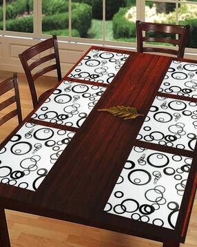 cread craft Dinning Table Printed Placemats Set  -picture-25