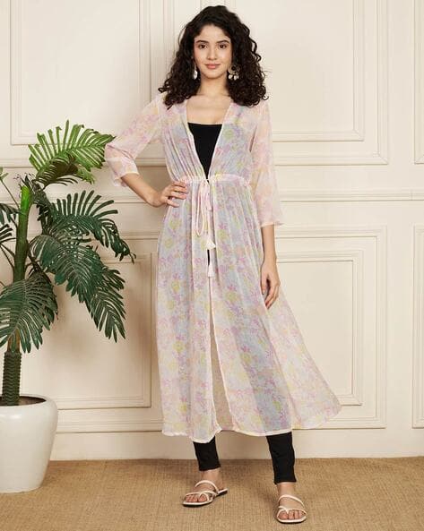 Buy White Shrugs Jackets for Women by FBELLA Online