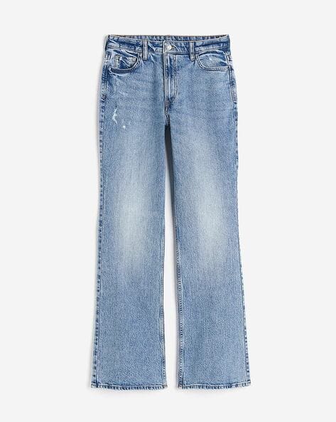 Women Curvy Fit Bootcut High Jeans