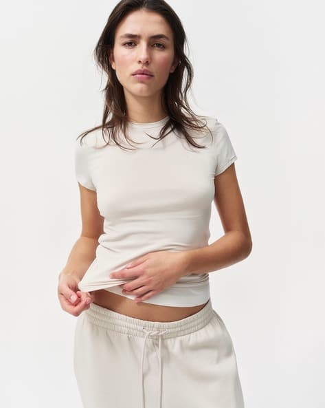 Buy Beige Tshirts for Women by H&M Online
