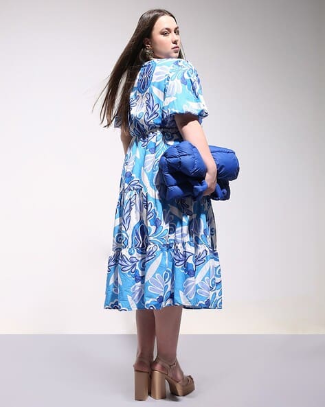 Women Printed Fit & Flare Dress