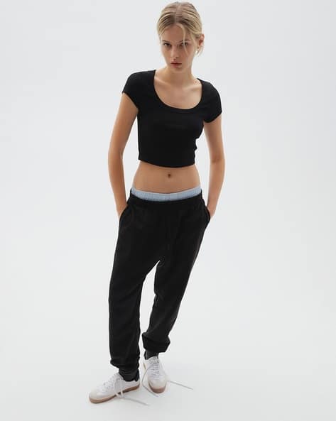 ウォーキング・ランニングウェア 90 Logo Girl Cropped Tee x Sweat Pants M 90 Logo Girl Cropped Tee x Sweat Pants M