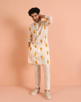 kisah Men Printed Regular Fit Long Kurta-picture-46