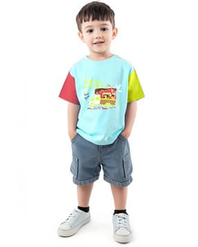 nauti nati Boys Typographic Print Round-Neck T-Shirt-picture-14