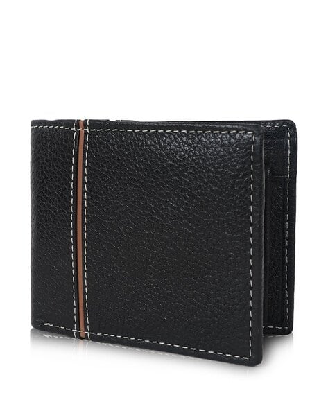cimoni Men Bi-Fold Wallet with Stitched Edge