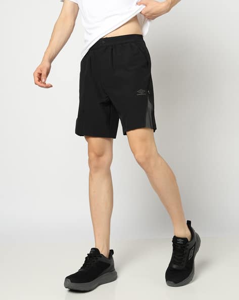 UMBRO Men Logo Print Regular Fit Shorts with Insert Pockets