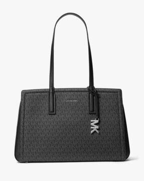 Buy Michael Kors Laila Medium Tote Bag | Black Color Women Buy Michael Kors Laila Medium Tote Bag | Black Color Women