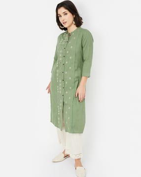 max Women Embroidered Straight Kurta-picture-53