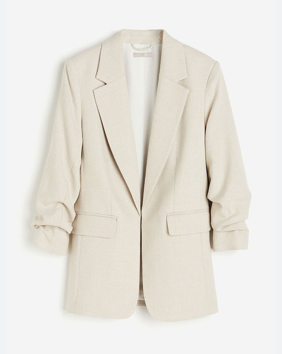 Women Fitted Single-Breasted Blazer