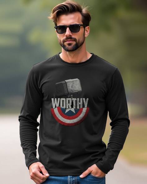 Clafoutis Men Printed Oversized Fit Round-Neck T-Shirt