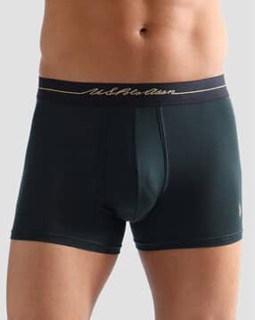 Men Mid-Rise Trunk with Elasticated Waist-image-5