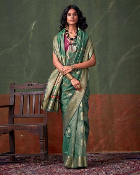 Ri-wah Women Saree with Blouse Piece