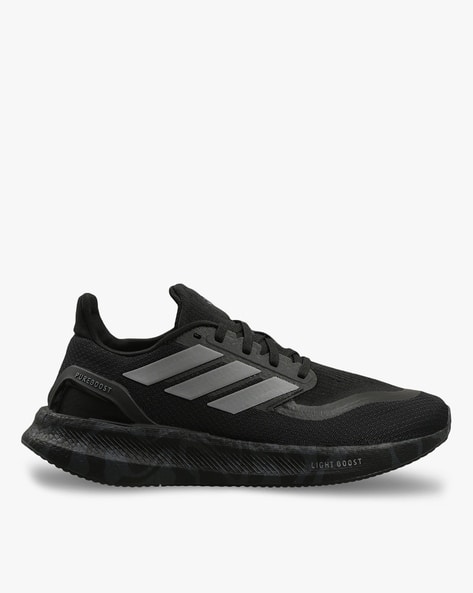 Buy ADIDAS Men Pureboost Lace-Up Running Shoes Black Color Men