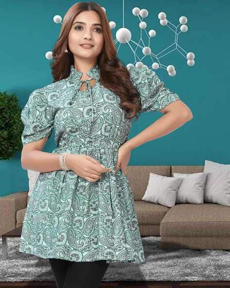 ZELZIS Women Paisley Print Regular Fit Tunic