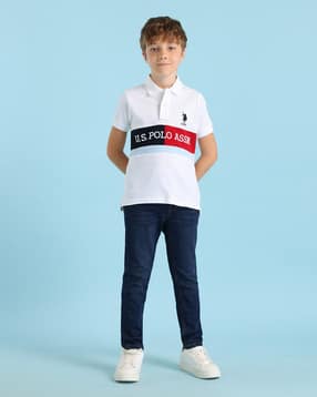 u.s. polo assn. Boys Graphic Print Regular Fit Polo T-Shirt-picture-21