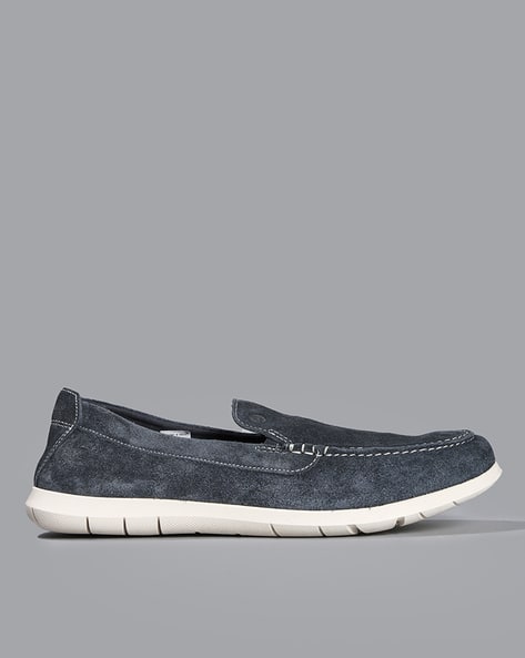 Men Low-Top Round-Toe Loafers