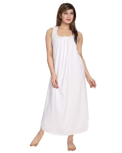 Buy White Nightshirts&Nighties for Women by NIGHTY KING Online