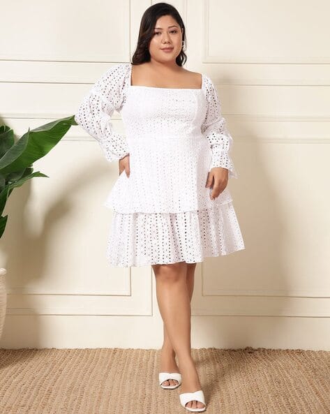 short white plus size dresses Elegant Plus-Size White Dresses