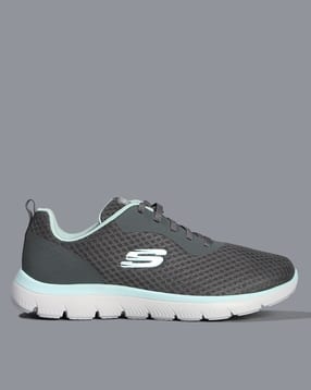skechers Women Summits Low-Top Lace-Up Casual Shoes-picture-36
