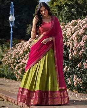 looknbook art Women Flared Lehenga Choli Set with Dupatta-picture-52